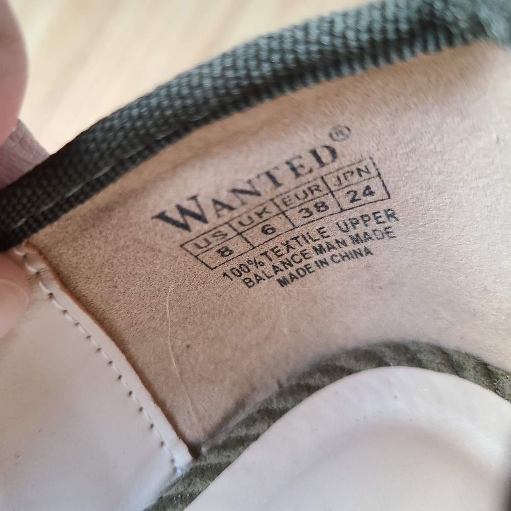 Wanted Ribbed Ballet Flats, Size 8 - Picture 5 of 5